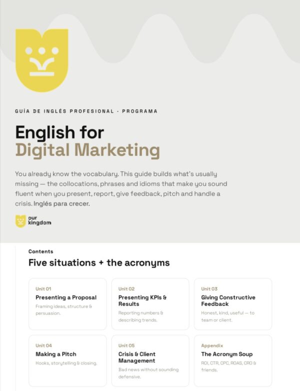 Untitled design (10) English for Digital Marketing - Guía de Inglés Profesional